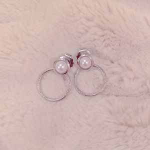 Lia Sophia Faux Pearl Earrings (NWOT)